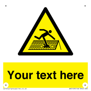 Custom Figure on Roof Sign